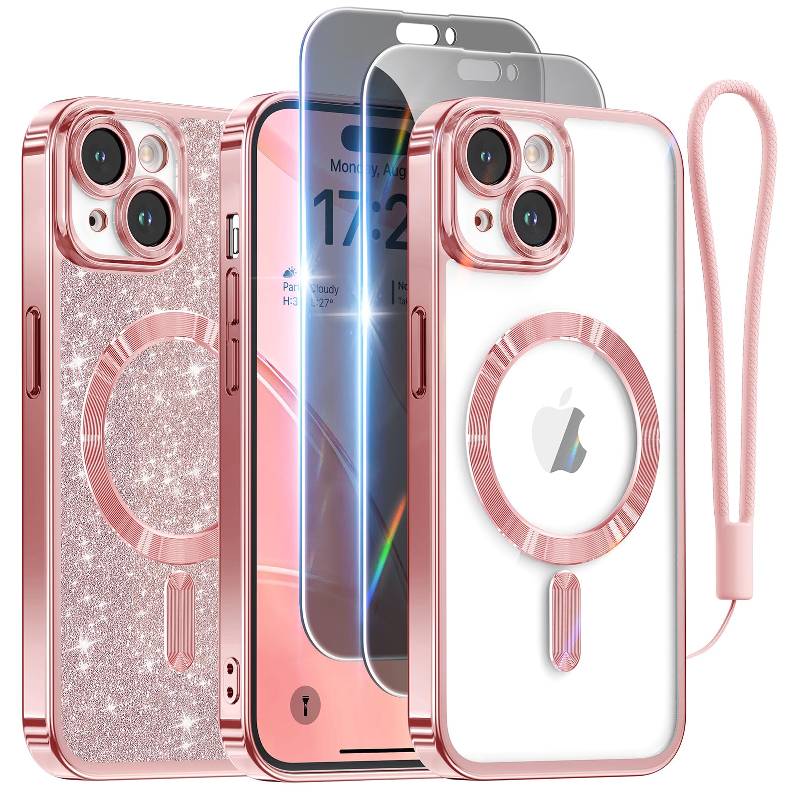 Funda De Teléfono Meifigno Diseñada Para Iphone 15 Con Pantalla De Privacidad - Venta Internacional.