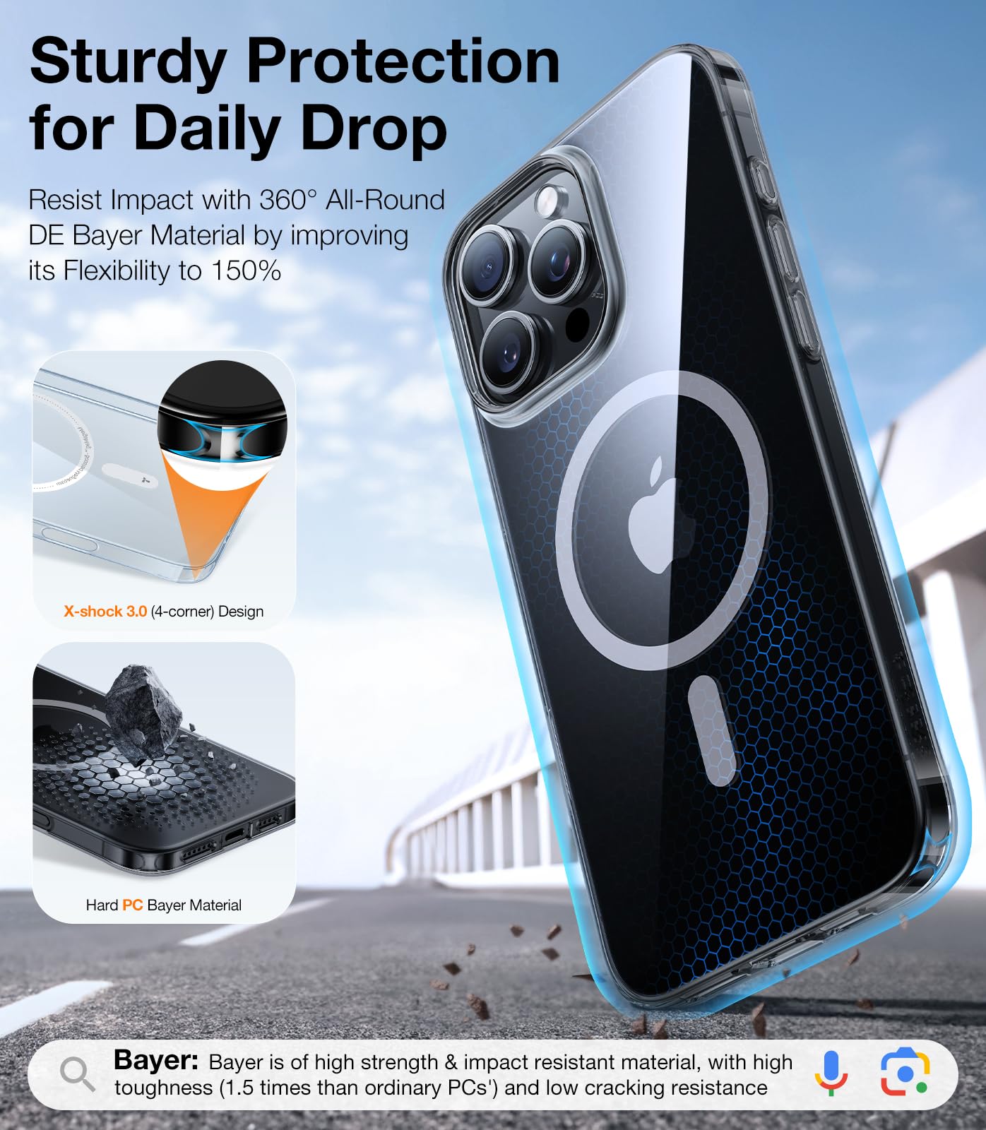 Foto 8 pulgar | Funda De Teléfono Torras Magnetic Slim Fit Para Iphone 16 Pro - Venta Internacional.
