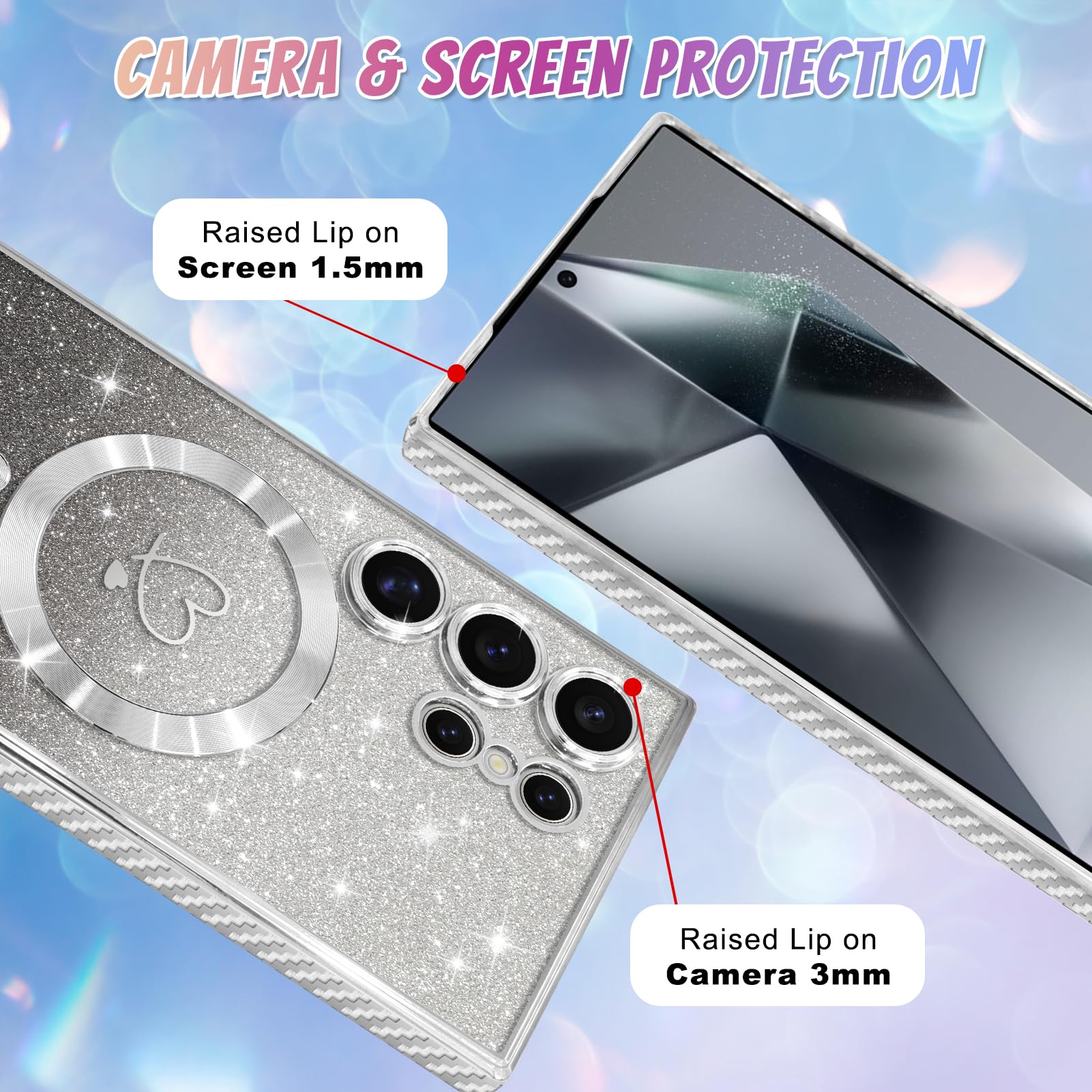 Foto 5 pulgar | Funda De Teléfono Bonoma Compatible Con Samsung Galaxy S24 Ultra - Venta Internacional.