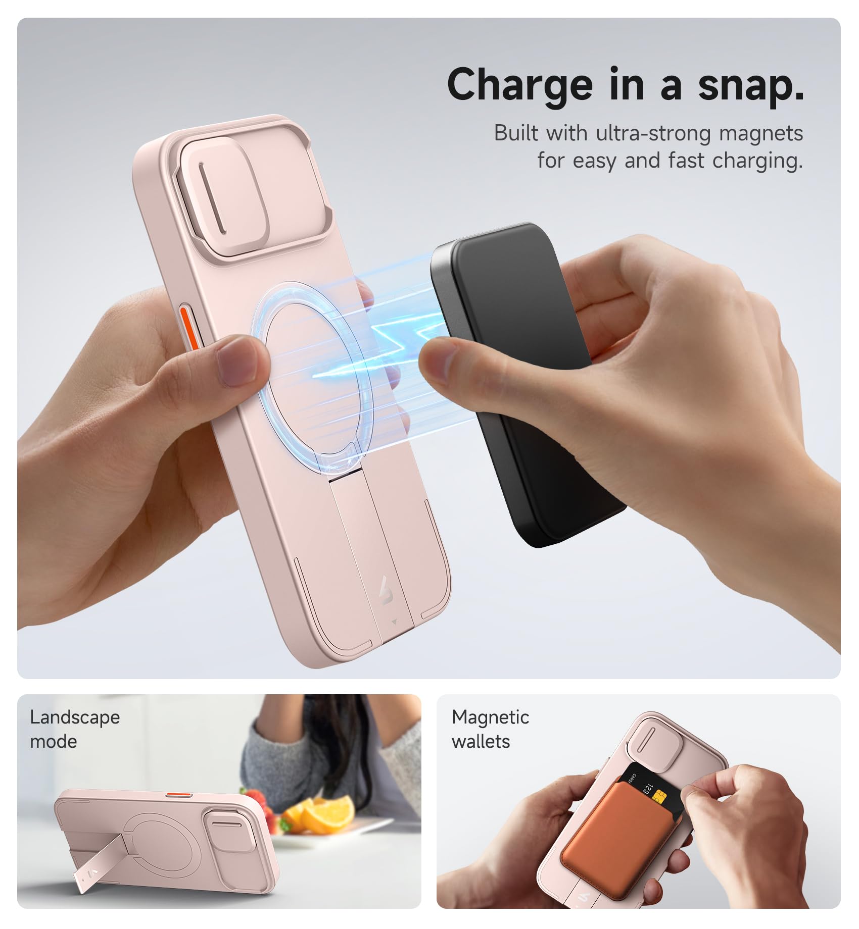 Foto 4 pulgar | Funda Suritch Para Iphone 13/14 De 6.1 Pulgadas Con Funda Magnética - Venta Internacional.