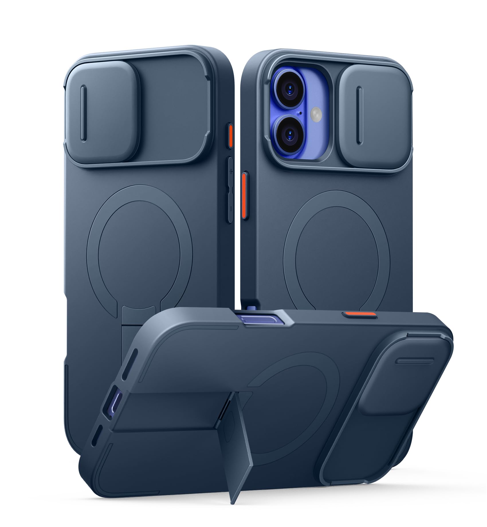 Foto 1 | Funda Suritch Para Iphone 16 Plus Con Cámara Magnética Slide Blue - Venta Internacional.