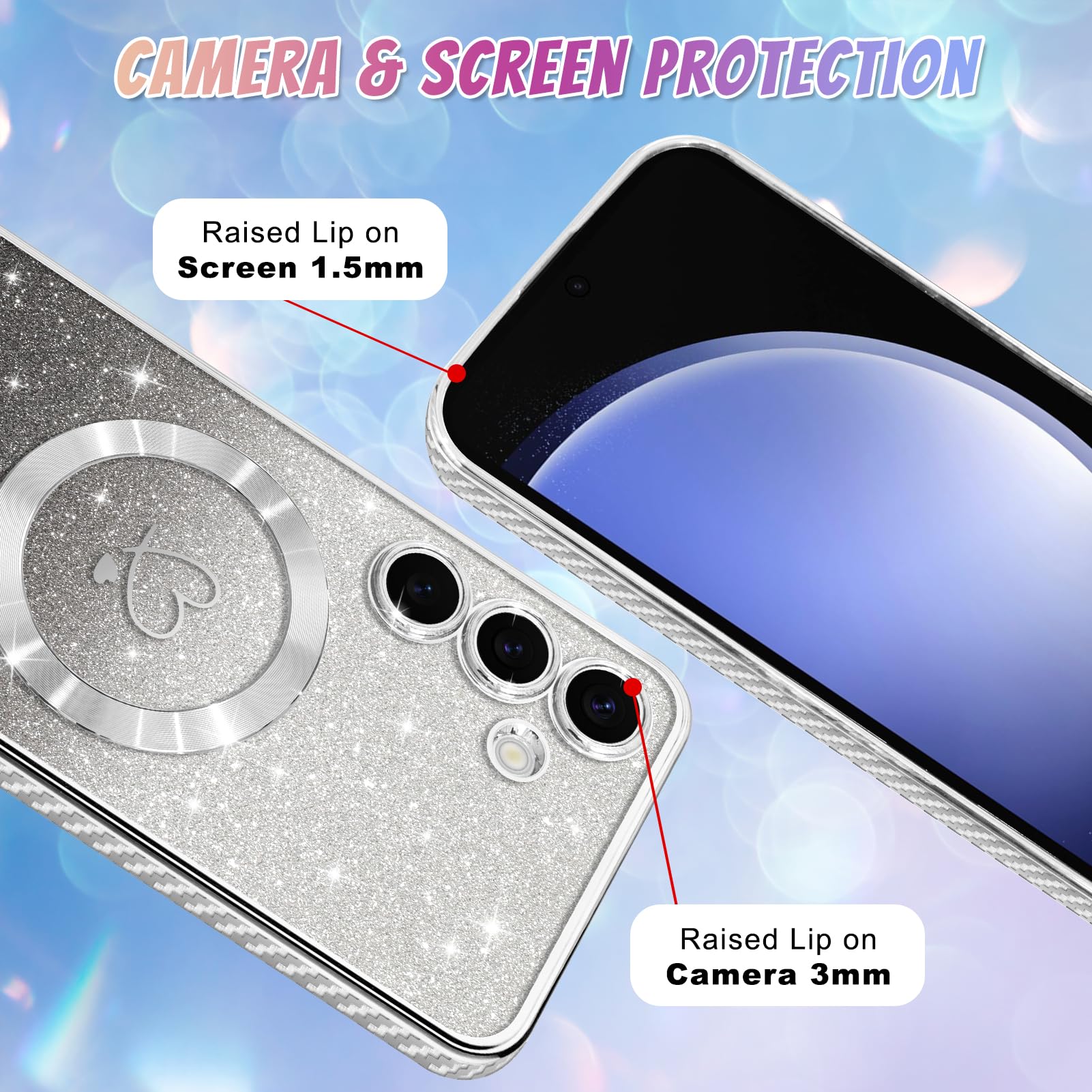 Foto 5 pulgar | Funda De Teléfono Bonoma Compatible Con Samsung Galaxy S23 Fe - Venta Internacional.