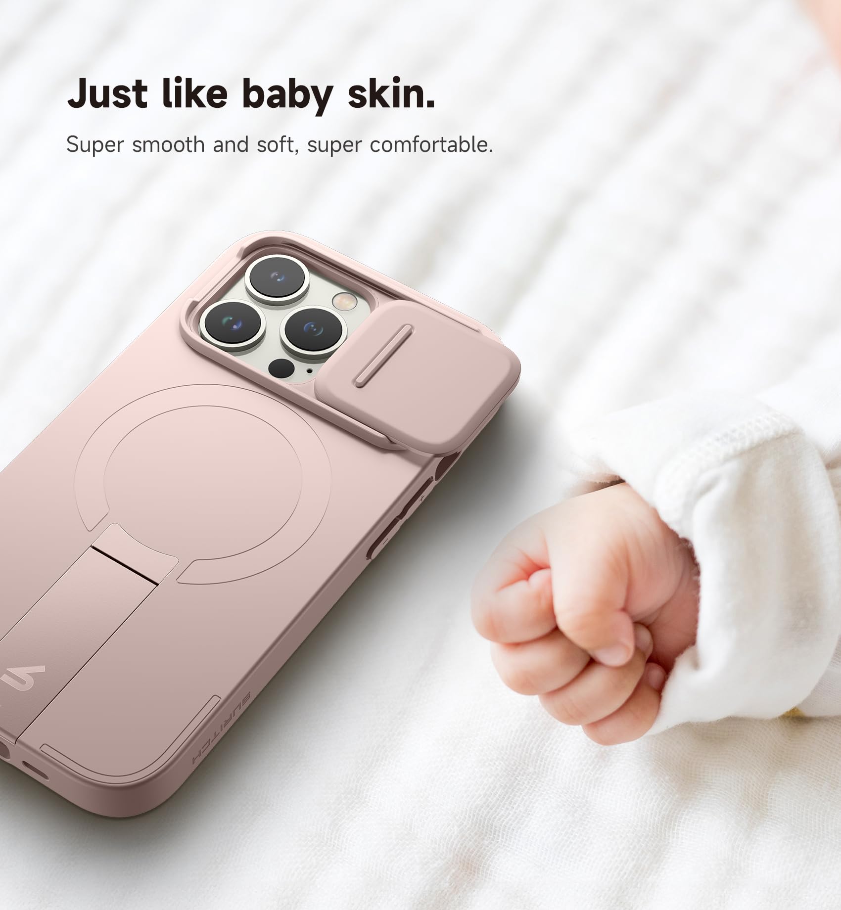Foto 7 pulgar | Funda Suritch Para Iphone 13 Pro De 6.1 Pulgadas Con Funda Magnética, Color Rosa - Venta Internacional.
