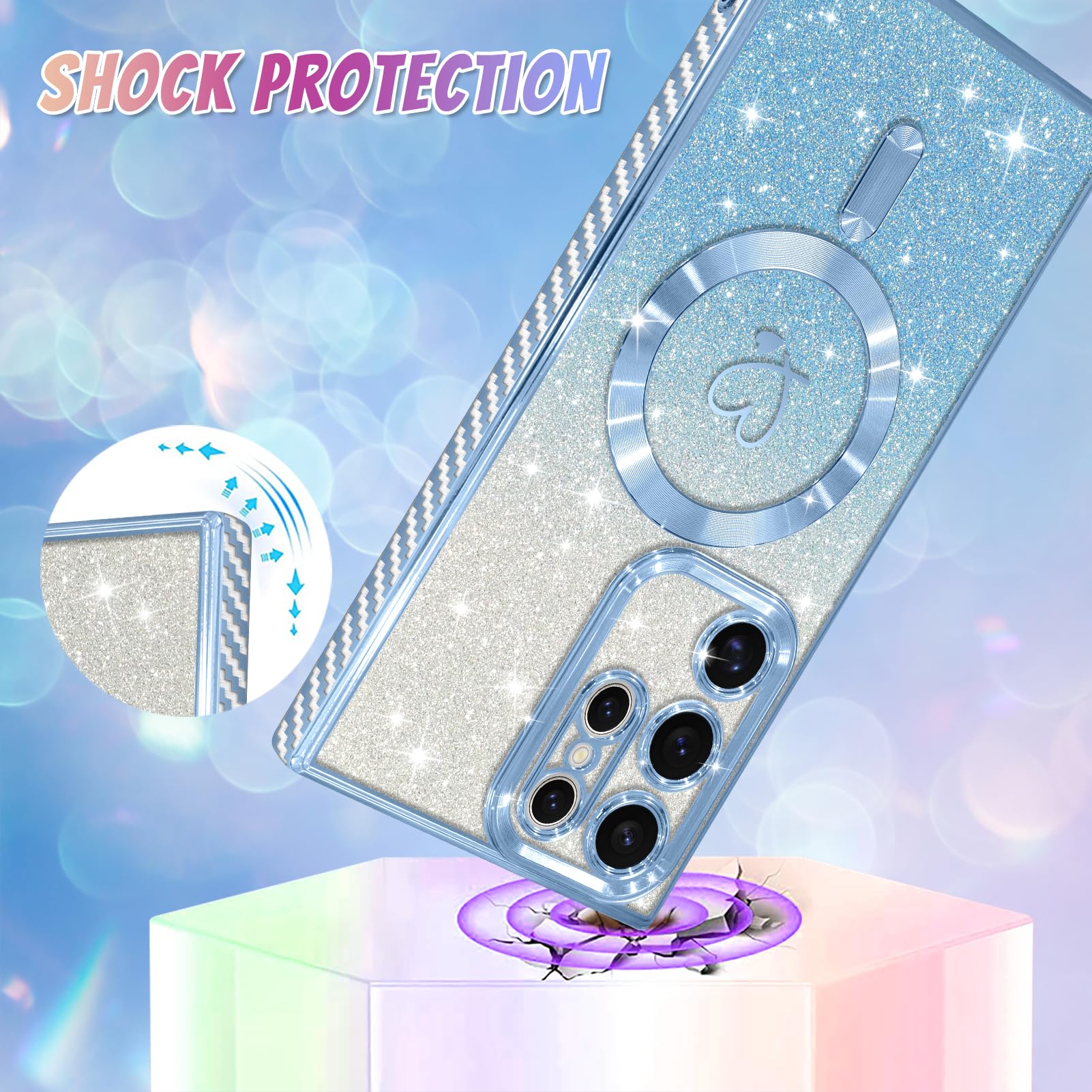 Foto 4 pulgar | Funda De Teléfono Bonoma Compatible Con Samsung Galaxy S23 Ultra - Venta Internacional.