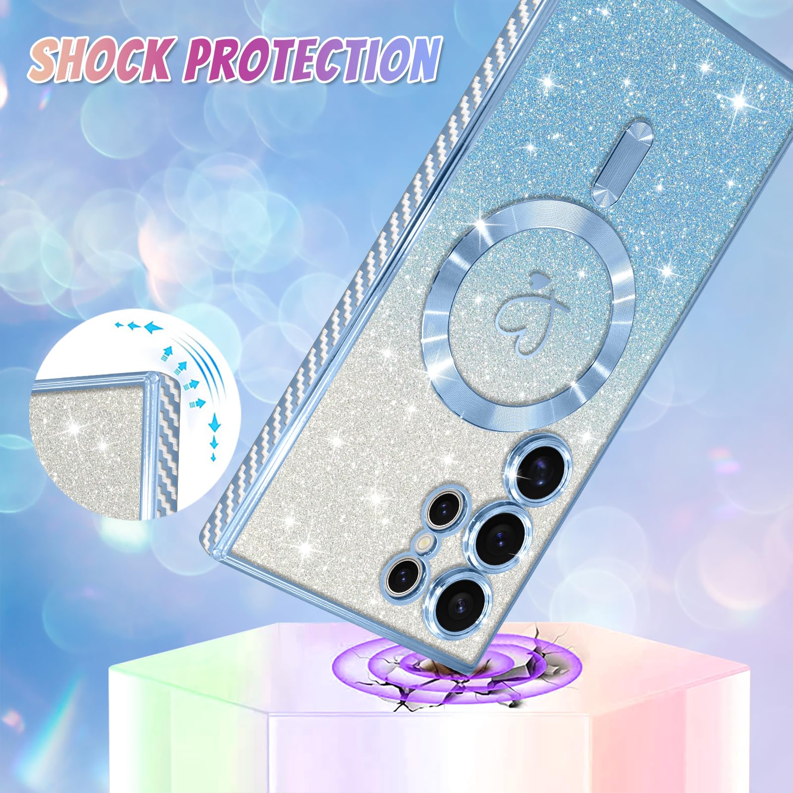 Foto 4 pulgar | Funda De Teléfono Bonoma Compatible Con Samsung Galaxy S24 Ultra - Venta Internacional.