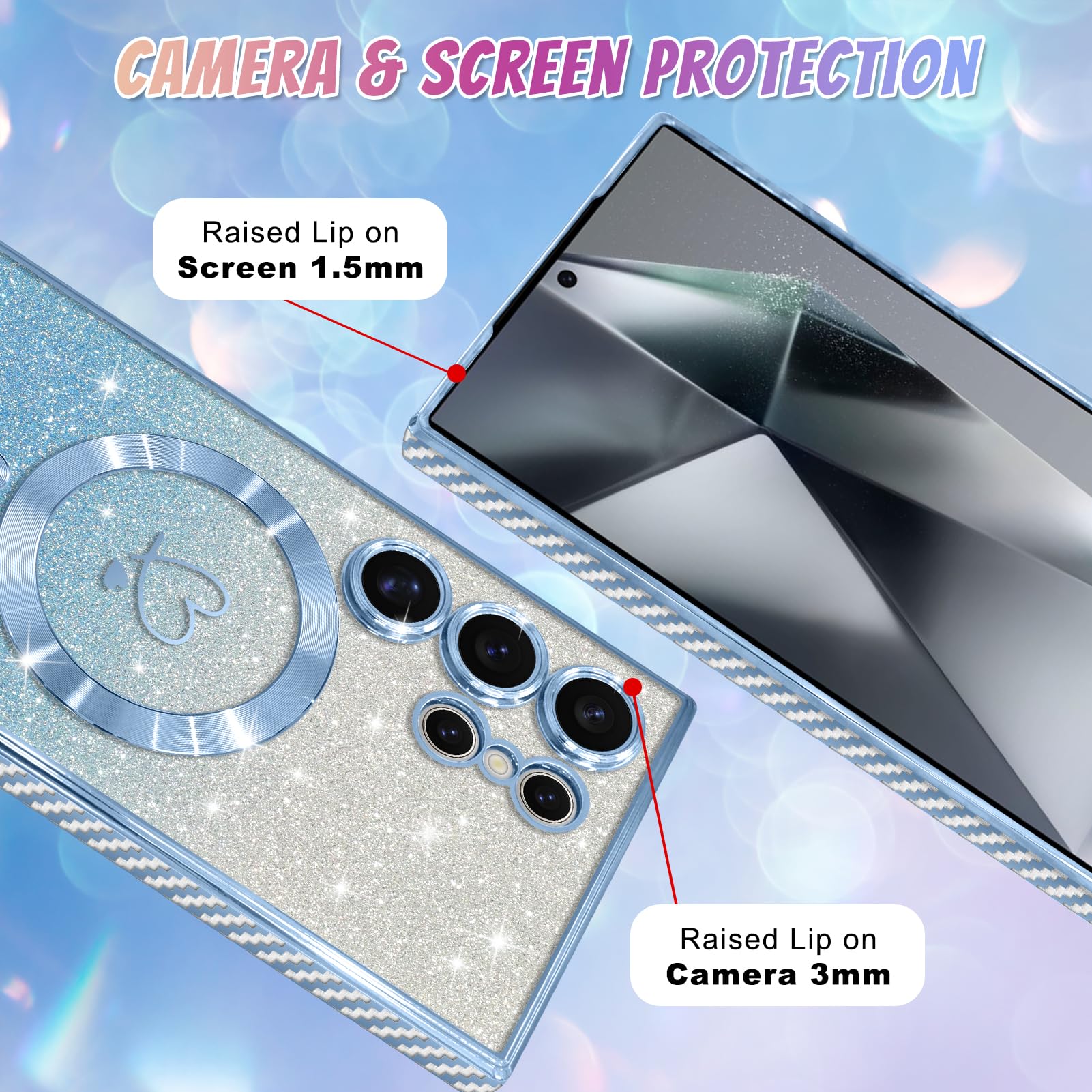 Foto 5 pulgar | Funda De Teléfono Bonoma Compatible Con Samsung Galaxy S24 Ultra - Venta Internacional.