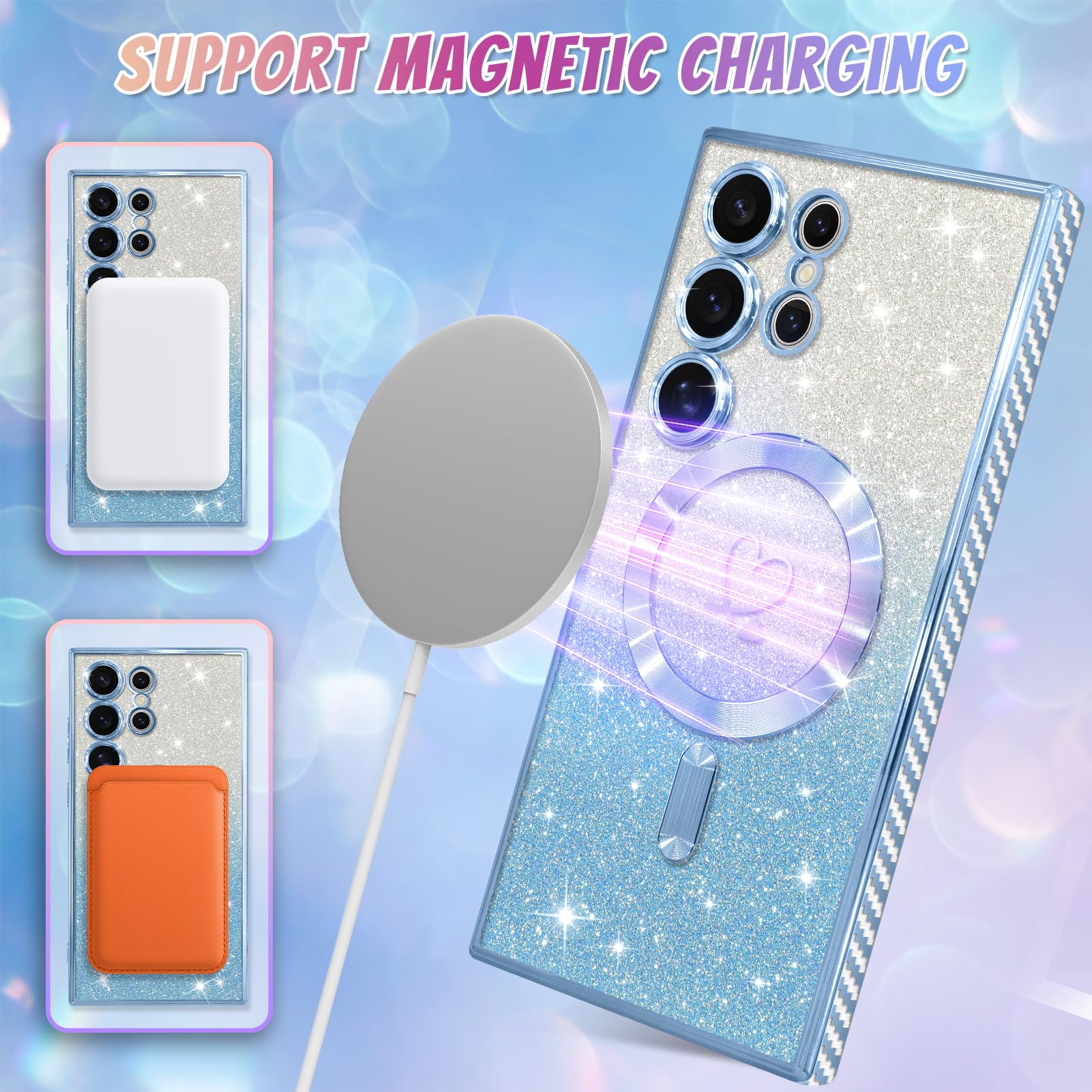 Foto 6 pulgar | Funda De Teléfono Bonoma Compatible Con Samsung Galaxy S24 Ultra - Venta Internacional.