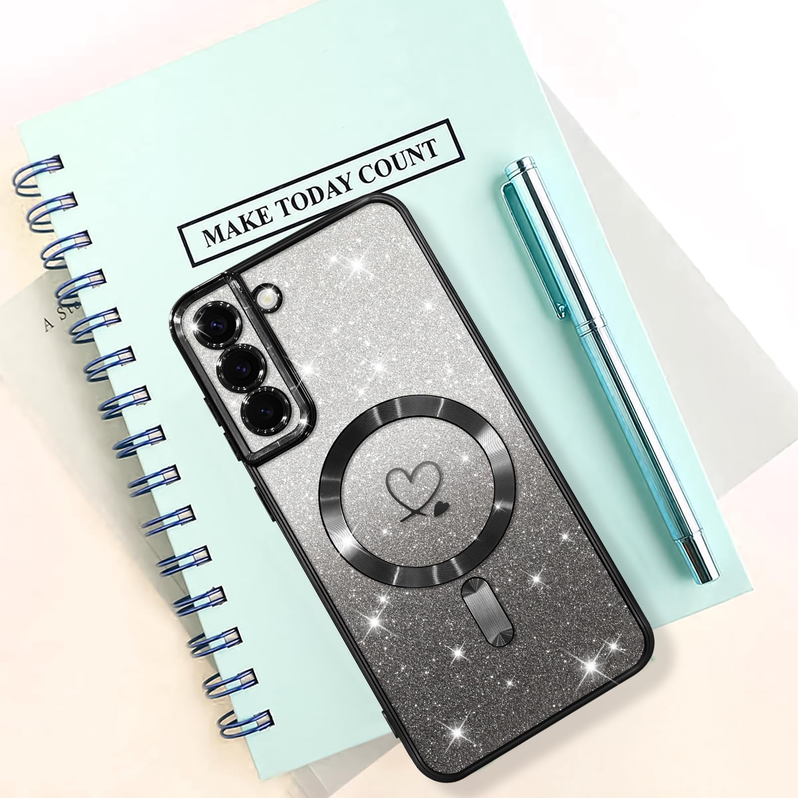 Foto 7 pulgar | Funda Bonoma Para Teléfono Móvil Compatible Con Samsung Galaxy S22, Color Negro - Venta Internacional.