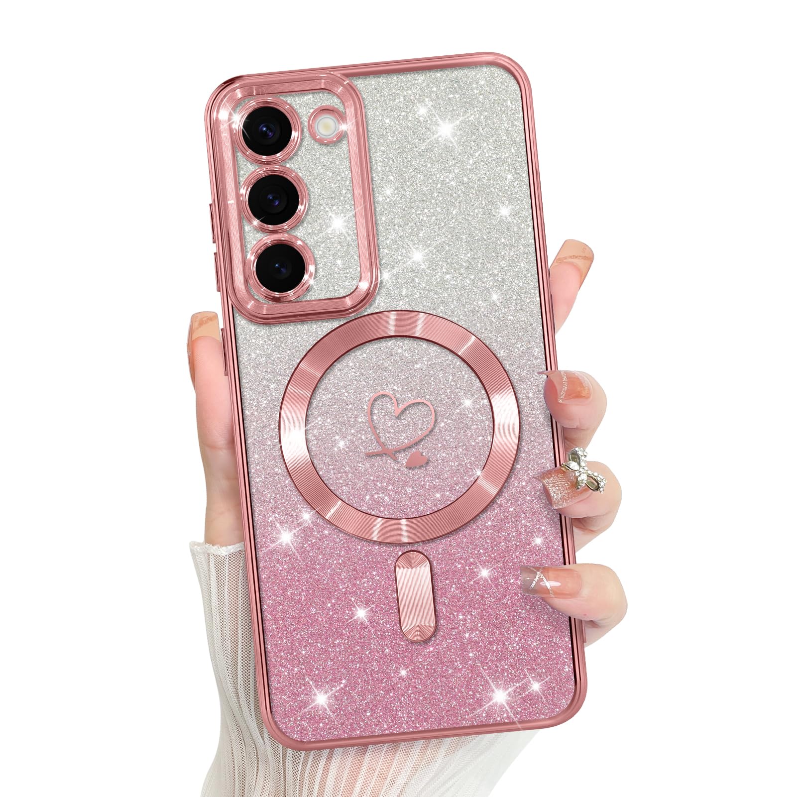 Funda Bonoma Para Teléfono Móvil Compatible Con Samsung Galaxy S23, Color Rosa - Venta Internacional.