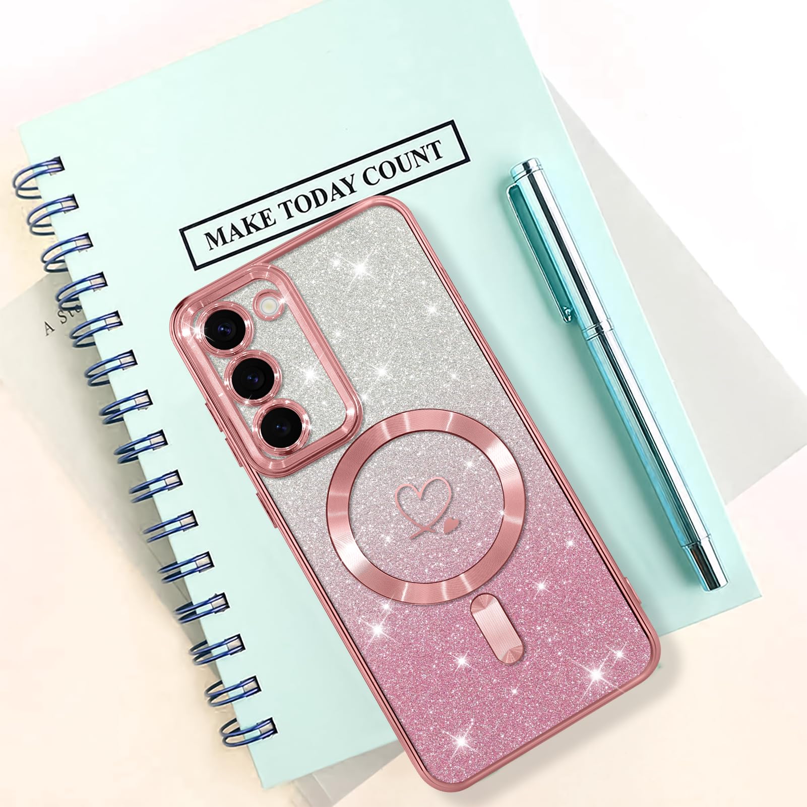Foto 7 pulgar | Funda Bonoma Para Teléfono Móvil Compatible Con Samsung Galaxy S23, Color Rosa - Venta Internacional.
