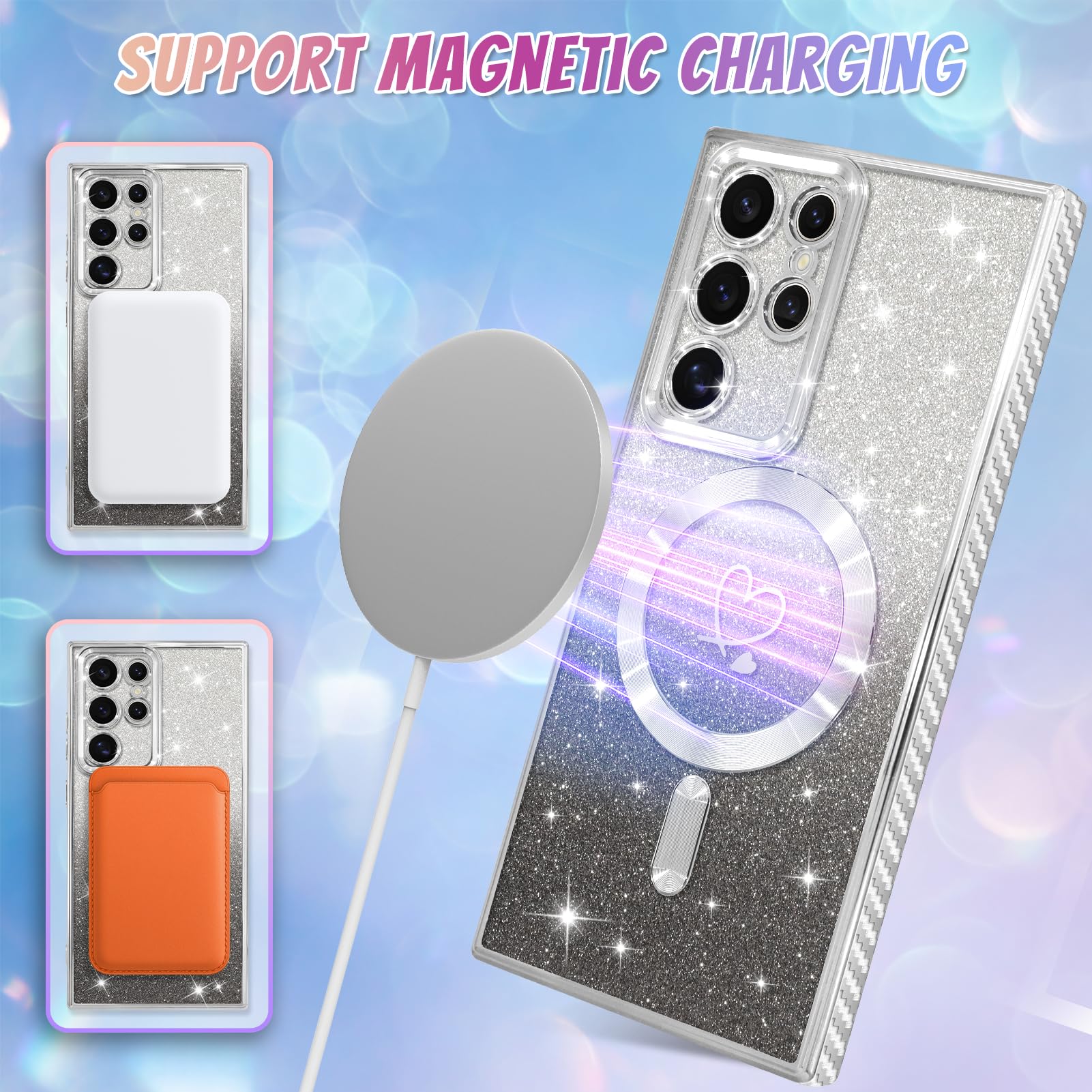 Foto 6 pulgar | Funda De Teléfono Bonoma Compatible Con Samsung Galaxy S22 Ultra - Venta Internacional.