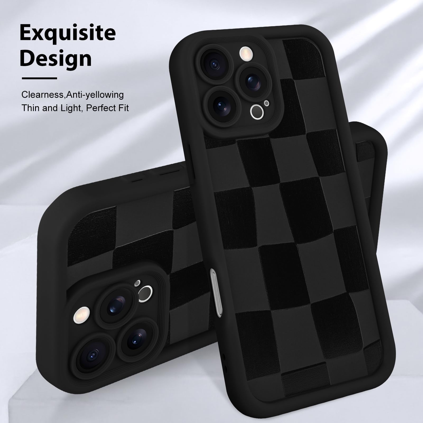 Foto 4 pulgar | Funda De Teléfono Kanghar Compatible Con Iphone 16 Pro - Negra - Venta Internacional.