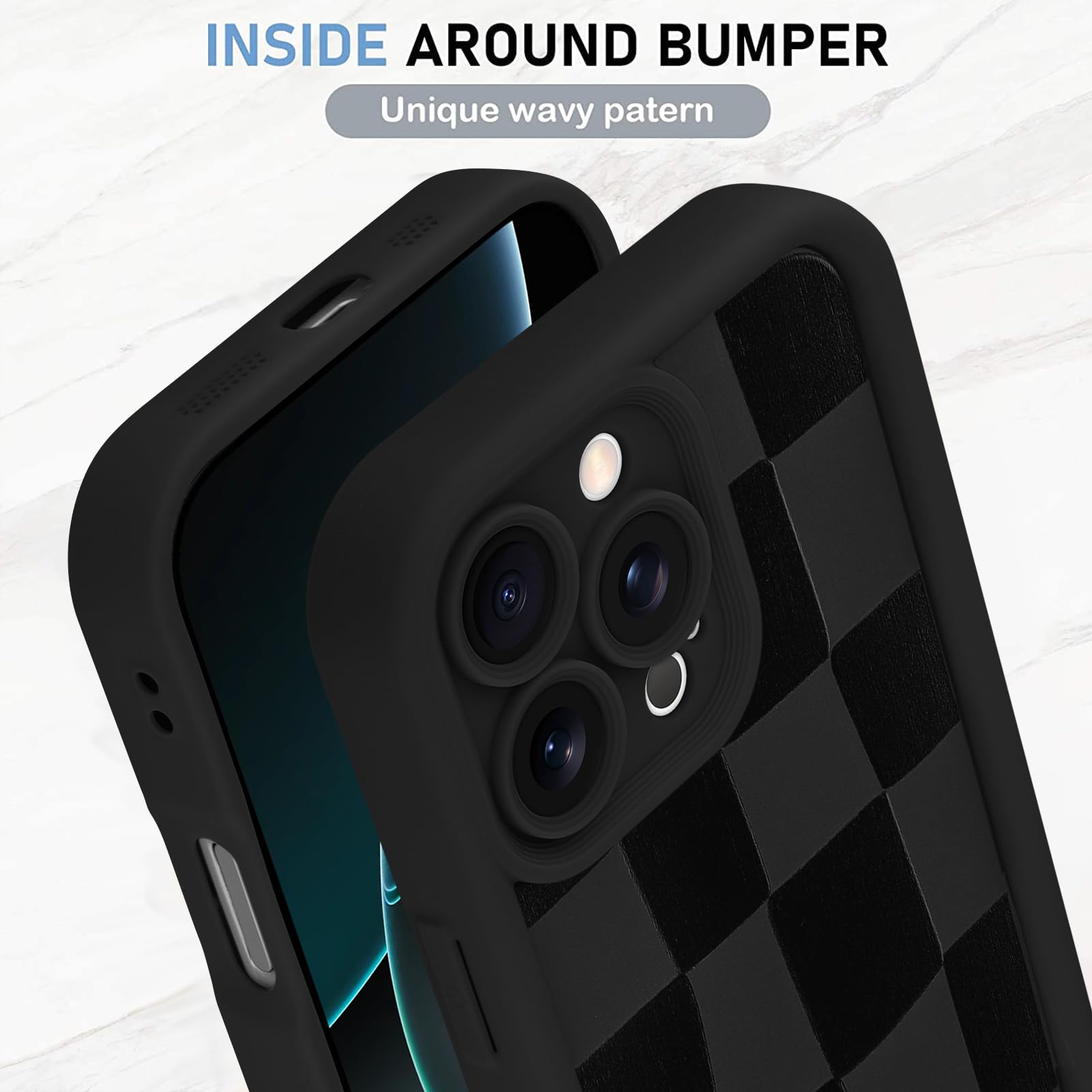Foto 5 pulgar | Funda De Teléfono Kanghar Compatible Con Iphone 16 Pro - Negra - Venta Internacional.