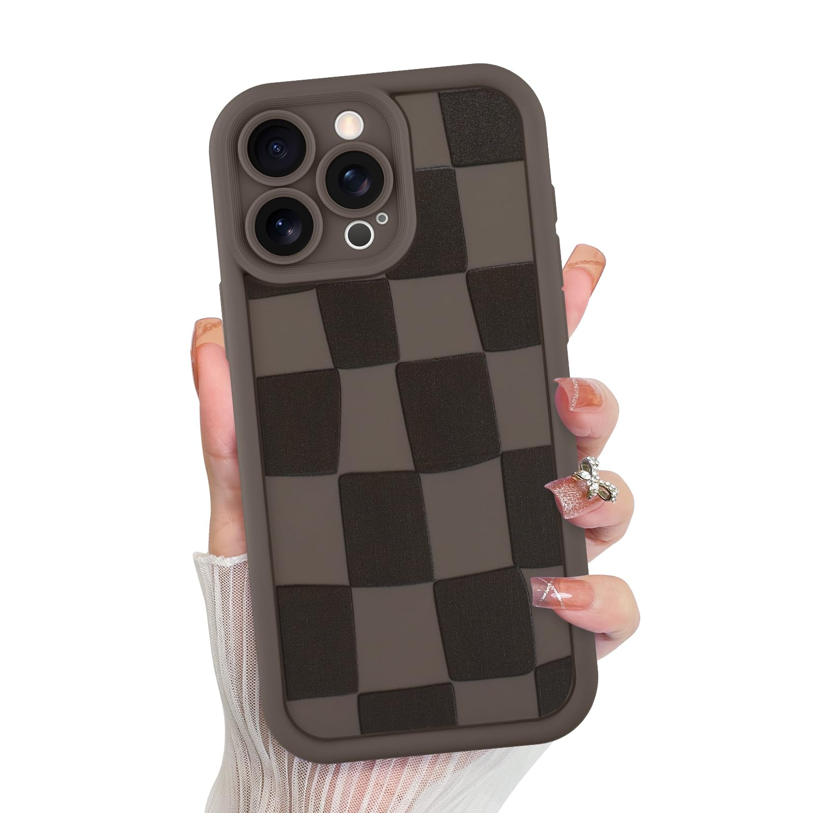 Funda De Teléfono Kanghar Compatible Con Iphone 15 Pro Max - Marrón - Venta Internacional.