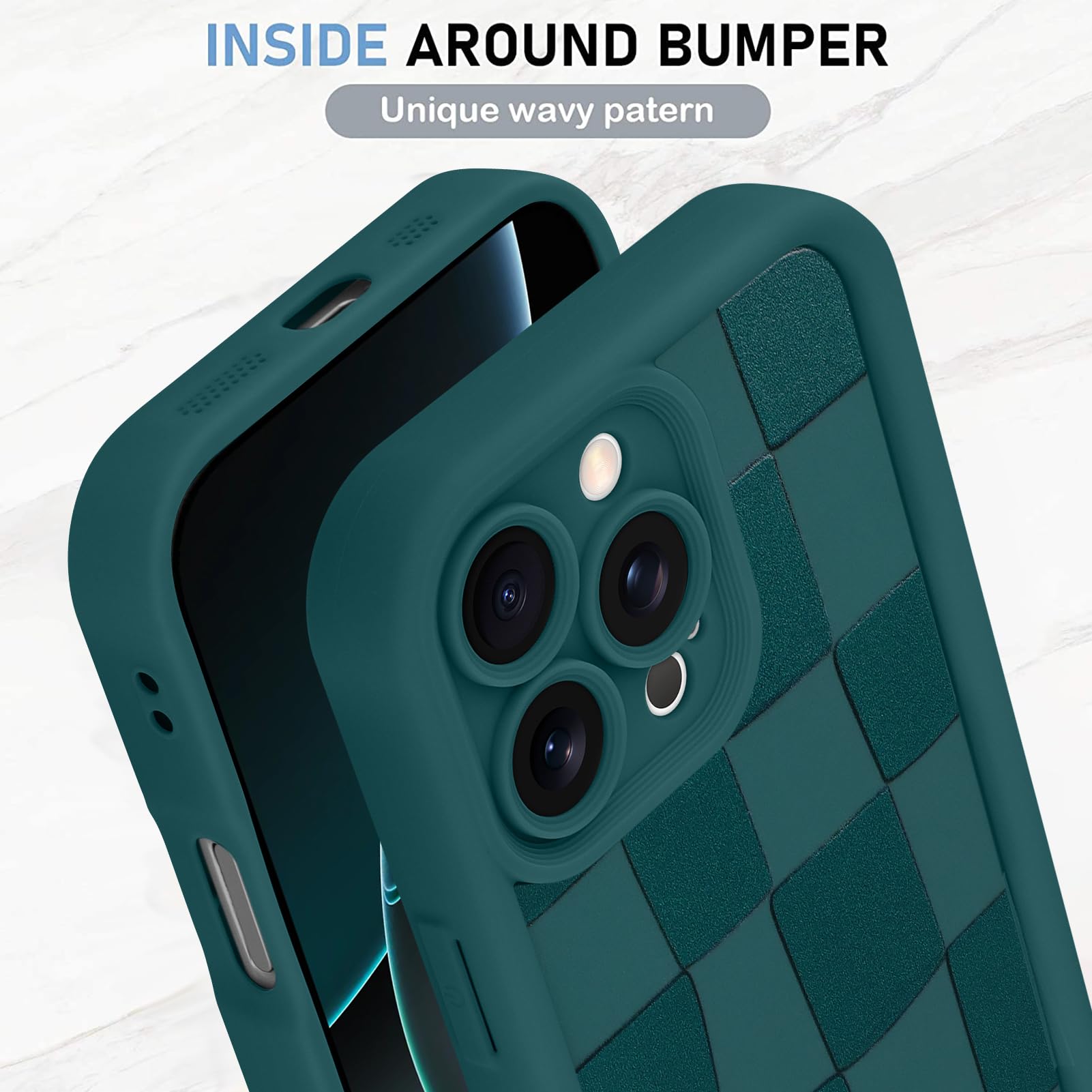 Foto 4 | Funda De Teléfono Kanghar Compatible Con Iphone 16 Pro Max - Verde - Venta Internacional.