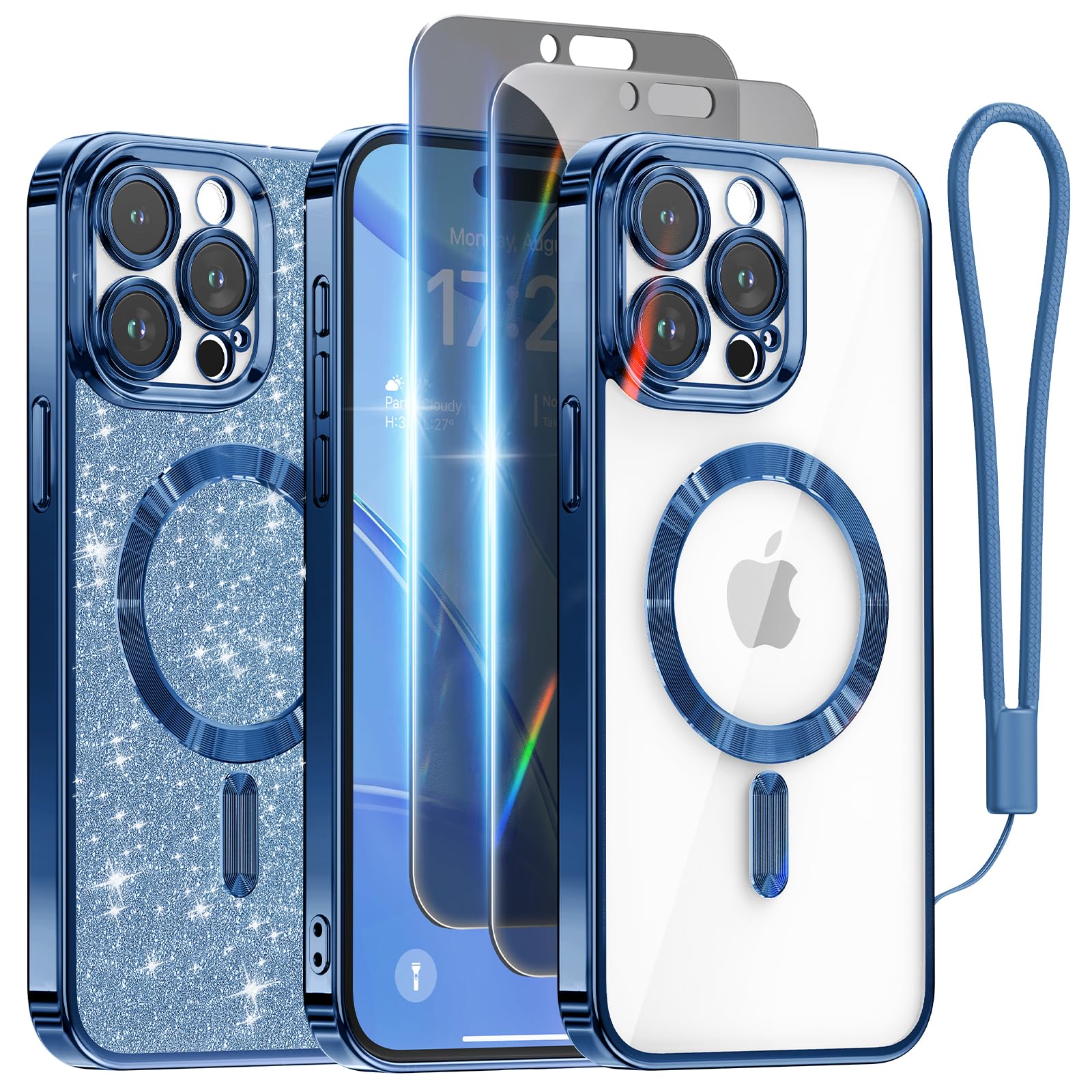 Foto 2 pulgar | Funda De Teléfono Meifigno Diseñada Para Iphone 15 Pro Max Con Accesorios - Venta Internacional.