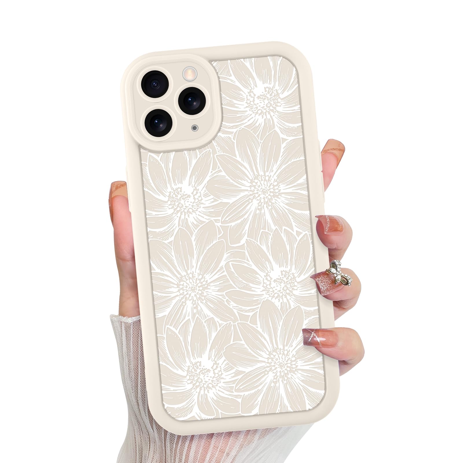 Foto 1 | Funda De Teléfono Mzelq Para Iphone 11 Pro Max Silicone Sunflower - Venta Internacional.