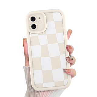 Foto 1 | Funda De Teléfono Kanghar Compatible Con Iphone 12 De Silicona Blanca - Venta Internacional.