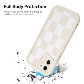 Foto 2 | Funda De Teléfono Kanghar Compatible Con Iphone 12 De Silicona Blanca - Venta Internacional.