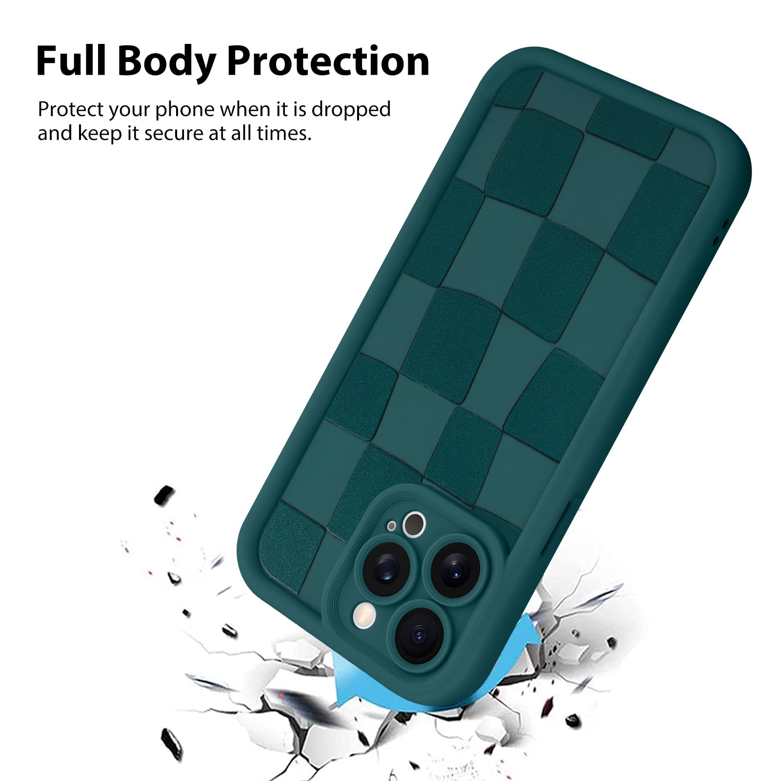 Foto 2 | Funda De Teléfono Kanghar Compatible Con Iphone 15 Pro Max - Verde - Venta Internacional.