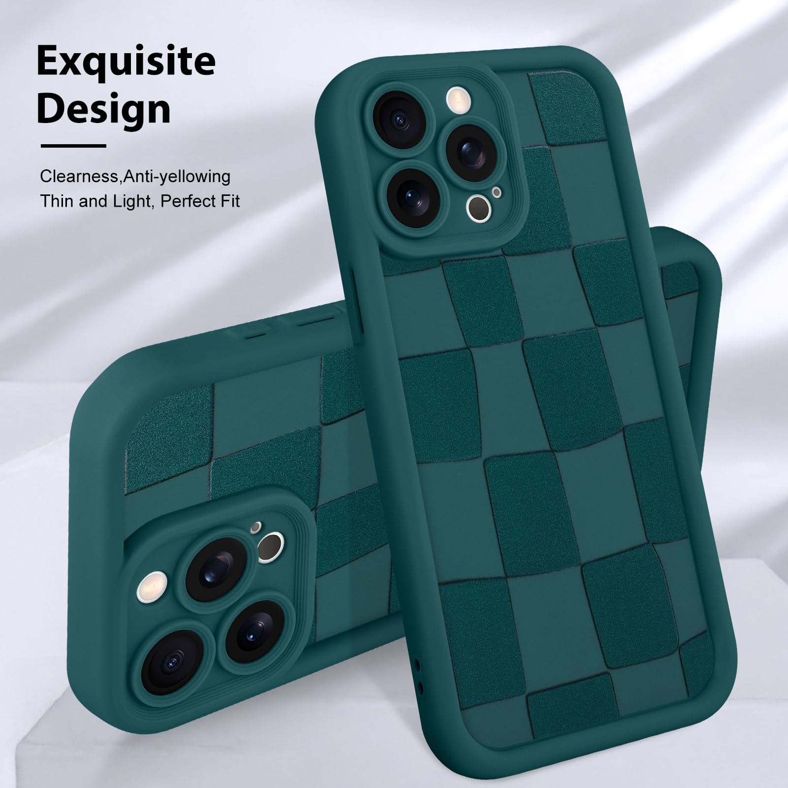 Foto 4 pulgar | Funda De Teléfono Kanghar Compatible Con Iphone 15 Pro Max - Verde - Venta Internacional.