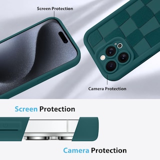 Foto 5 | Funda De Teléfono Kanghar Compatible Con Iphone 15 Pro Max - Verde - Venta Internacional.