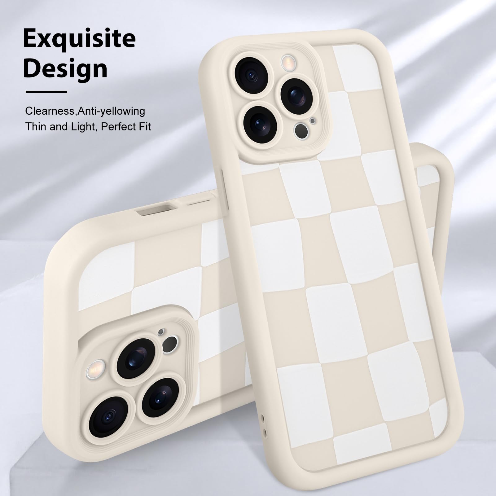 Foto 4 pulgar | Funda De Teléfono Kanghar Compatible Con Iphone 13 Pro Max - Blanca - Venta Internacional.