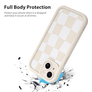 Foto 2 | Funda De Teléfono Kanghar Compatible Con Iphone 14 De Silicona Blanca - Venta Internacional.