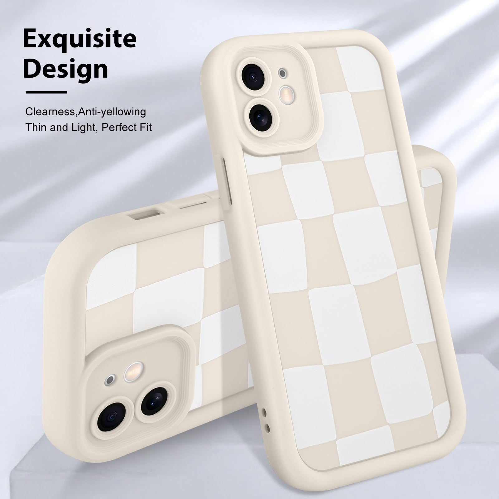 Foto 4 pulgar | Funda De Teléfono Kanghar Compatible Con Iphone 11 De Silicona Blanca - Venta Internacional.