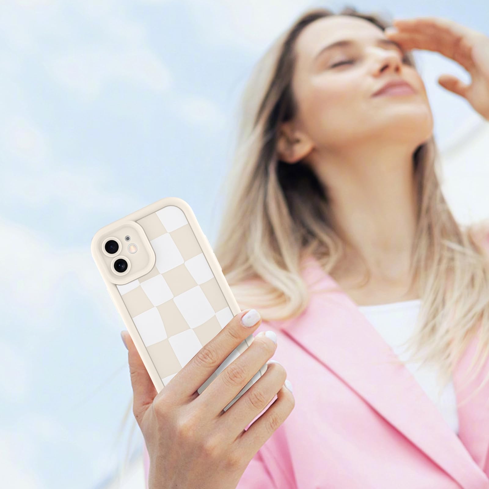 Foto 7 pulgar | Funda De Teléfono Kanghar Compatible Con Iphone 11 De Silicona Blanca - Venta Internacional.