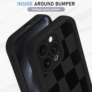 Foto 4 | Funda De Teléfono Kanghar Compatible Con Iphone 15 Pro Max - Negra - Venta Internacional.