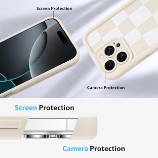 Foto 5 | Funda De Teléfono Kanghar Compatible Con Iphone 16 Pro Max - Blanca - Venta Internacional.