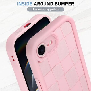 Foto 4 | Funda De Teléfono Kanghar Compatible Con Iphone 16e De Silicona Rosa - Venta Internacional.