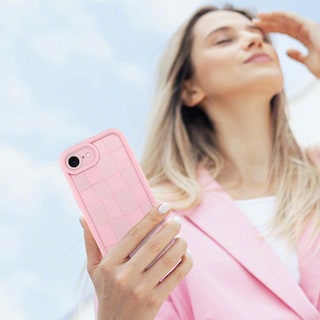 Foto 6 | Funda De Teléfono Kanghar Compatible Con Iphone 16e De Silicona Rosa - Venta Internacional.