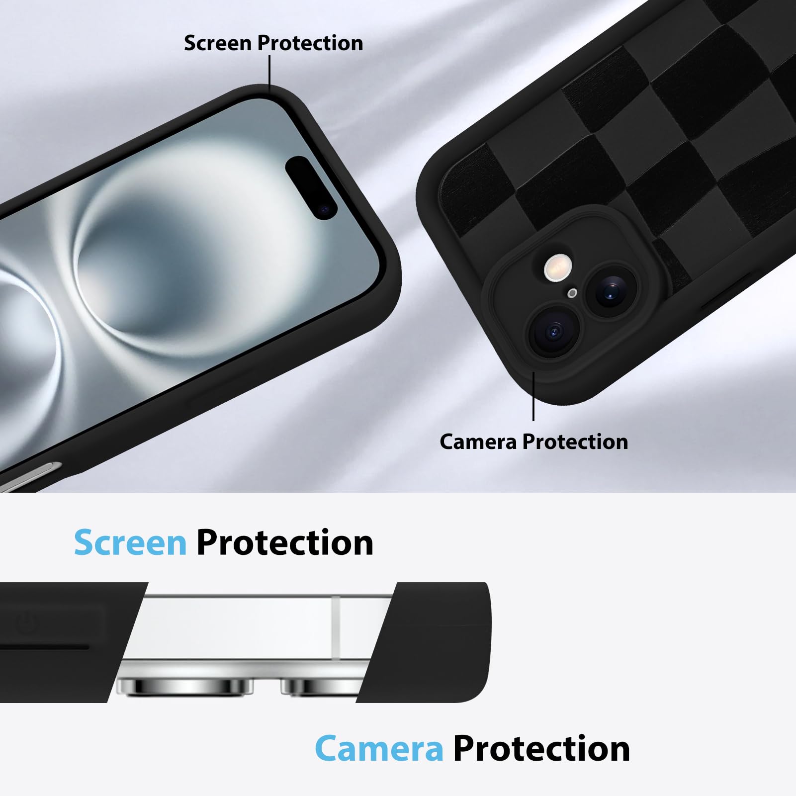 Foto 6 pulgar | Funda De Teléfono Kanghar Compatible Con Iphone 16 Pro De Silicona - Venta Internacional.