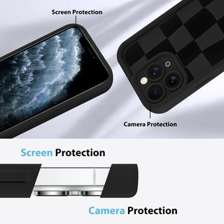 Foto 5 | Funda De Teléfono Kanghar Compatible Con Iphone 11 Pro Max - Negra - Venta Internacional.