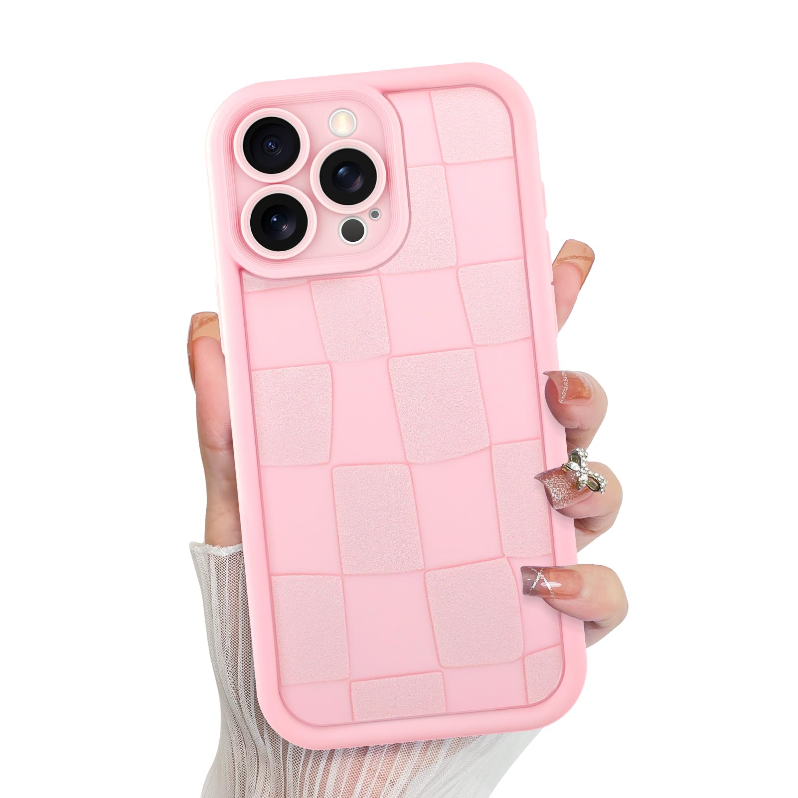 Foto 2 pulgar | Funda De Teléfono Kanghar Compatible Con Iphone 15 Pro - Rosa - Venta Internacional.