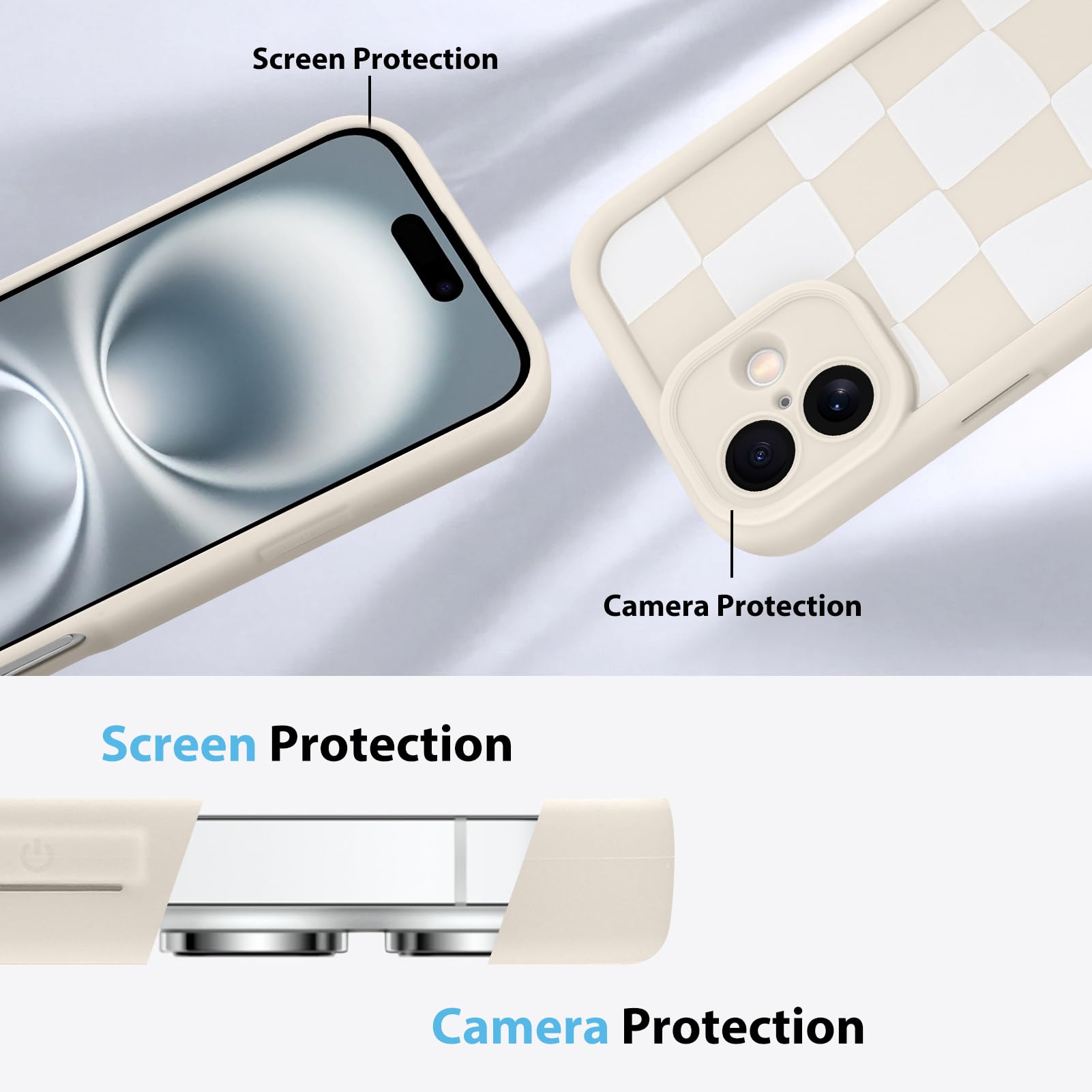 Foto 6 pulgar | Funda De Teléfono Kanghar Compatible Con Iphone 16 Plus De Silicona - Venta Internacional.