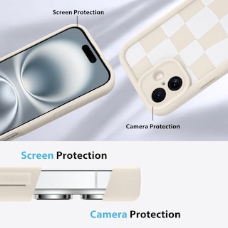 Foto 5 | Funda De Teléfono Kanghar Compatible Con Iphone 16 Plus De Silicona - Venta Internacional.
