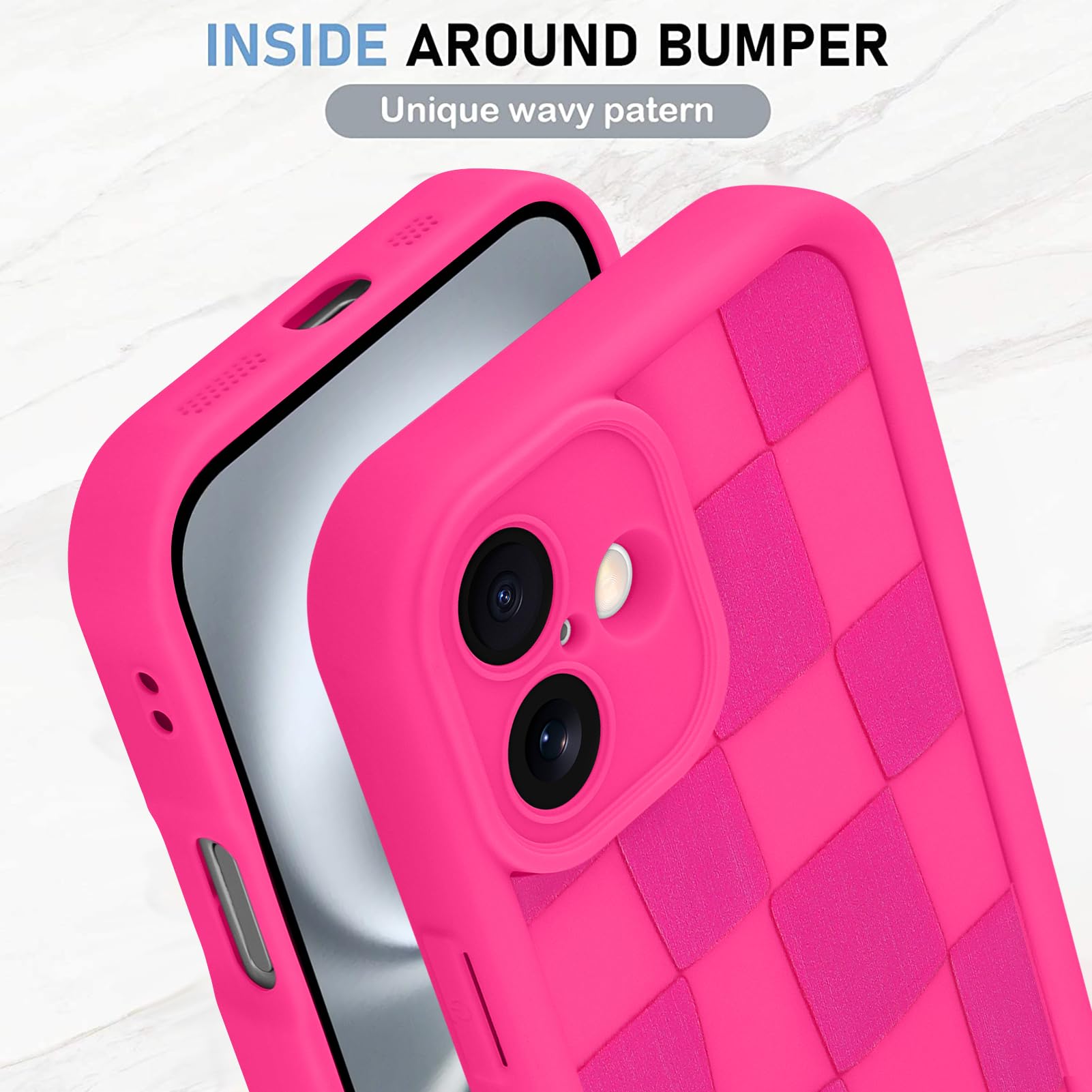 Foto 5 pulgar | Funda De Teléfono Kanghar Compatible Con Iphone 16 Plus De Silicona - Venta Internacional.