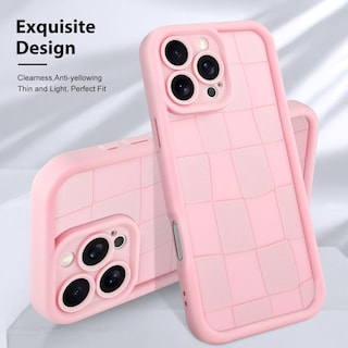Foto 3 | Funda De Teléfono Kanghar Compatible Con Iphone 16 Pro De Silicona Rosa - Venta Internacional.