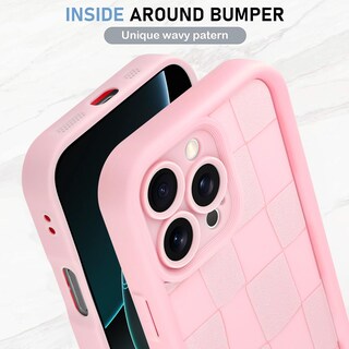 Foto 4 | Funda De Teléfono Kanghar Compatible Con Iphone 16 Pro De Silicona Rosa - Venta Internacional.