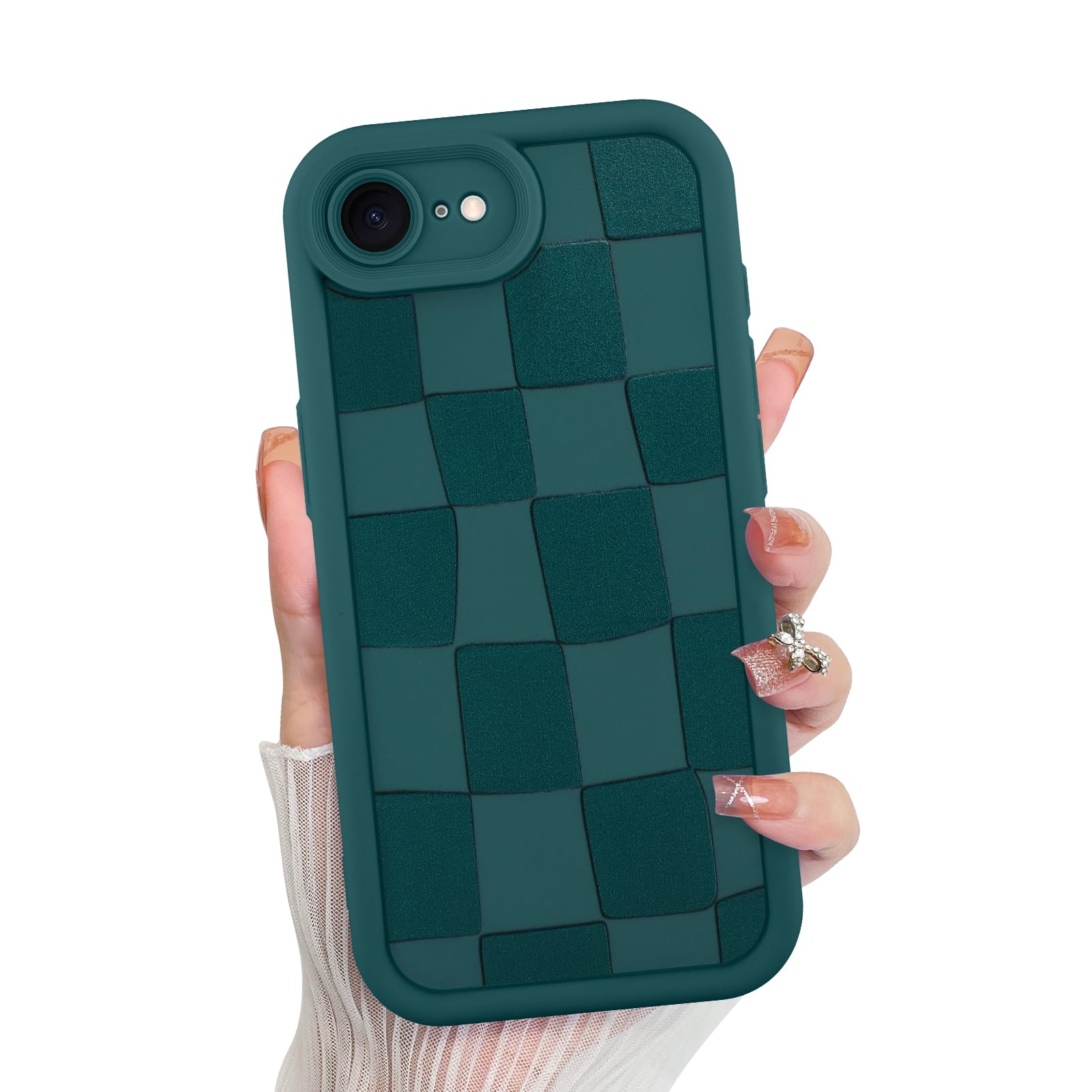 Foto 2 pulgar | Funda De Teléfono Kanghar Compatible Con Iphone 16e, Silicona, Color Verde - Venta Internacional.