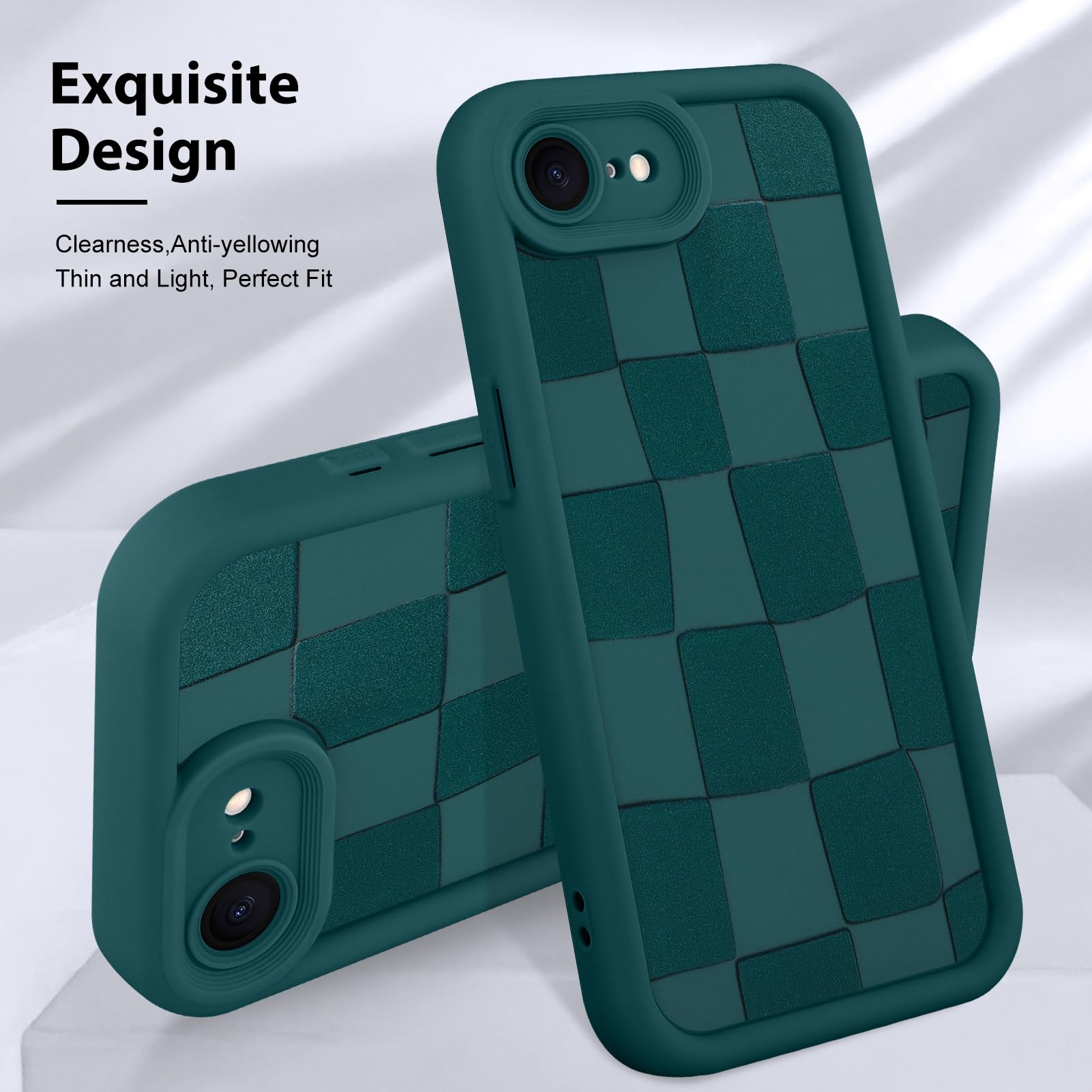 Foto 3 | Funda De Teléfono Kanghar Compatible Con Iphone 16e, Silicona, Color Verde - Venta Internacional.