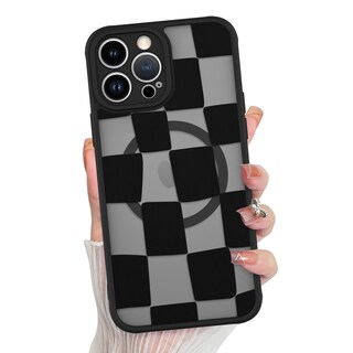 Foto 1 | Funda De Teléfono Kanghar Con Estética Mate A Cuadros Para Iphone 13 Pro Max - Venta Internacional.