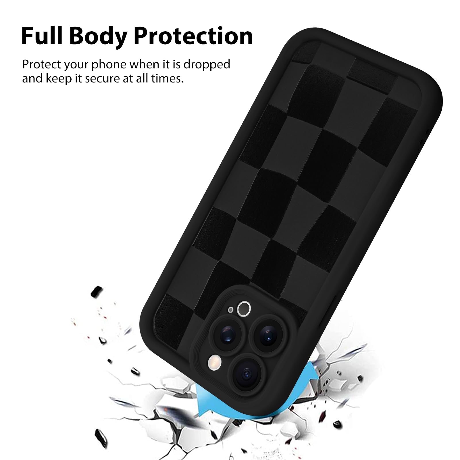 Foto 3 pulgar | Funda De Teléfono Kanghar Compatible Con Iphone 13 Pro De Silicona - Venta Internacional.