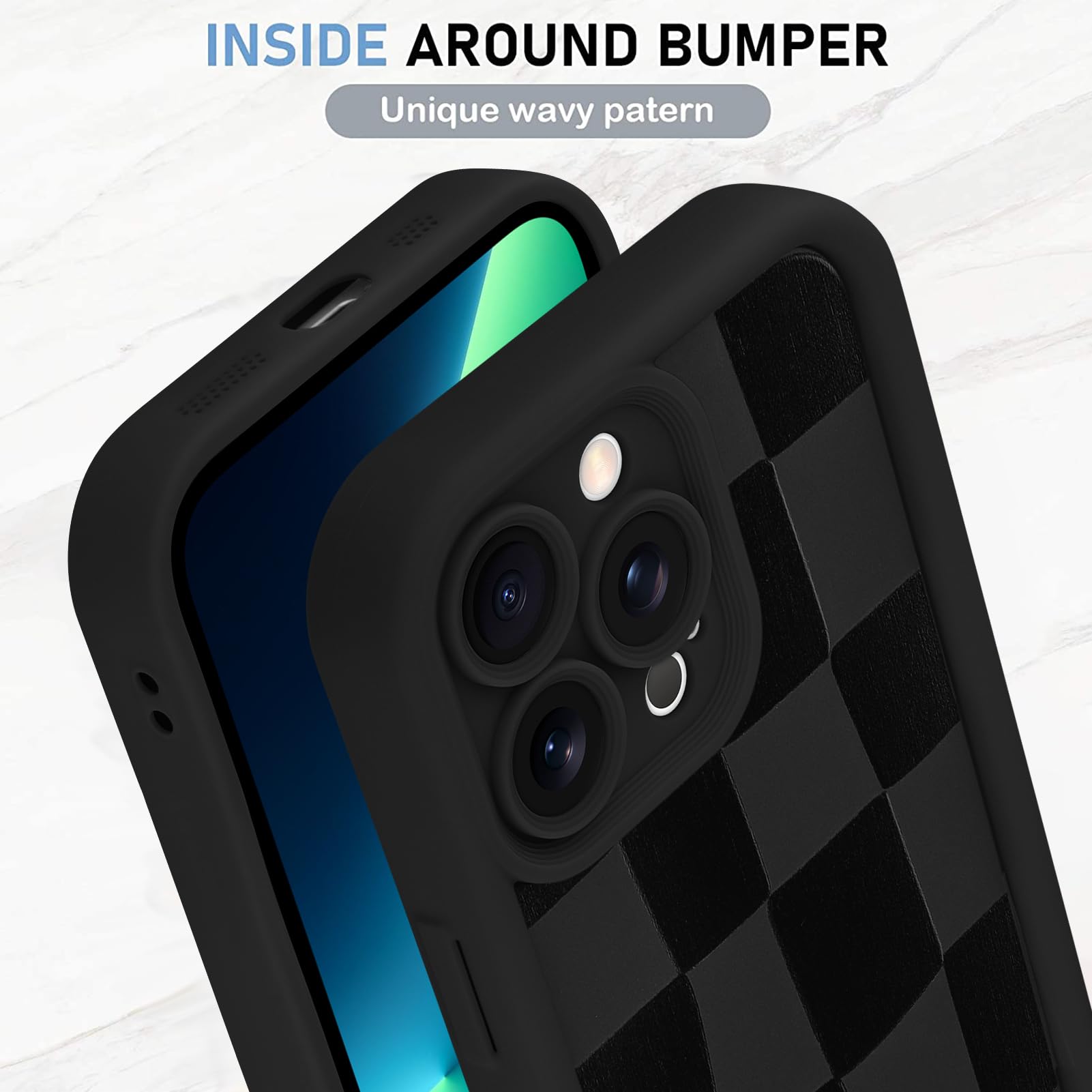 Foto 5 pulgar | Funda De Teléfono Kanghar Compatible Con Iphone 13 Pro De Silicona - Venta Internacional.
