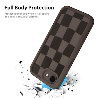 Foto 2 | Funda De Teléfono Kanghar Compatible Con Iphone 16e De Silicona, Color Marrón - Venta Internacional.