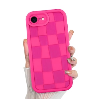 Foto 1 | Funda De Teléfono Kanghar Compatible Con Iphone 16e De Silicona, Color Rosa Intenso - Venta Internacional.