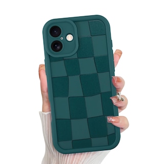Foto 1 | Funda De Teléfono Kanghar Compatible Con Iphone 16, Silicona, Color Verde - Venta Internacional.